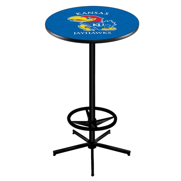 42" Black Kansas Pub Table